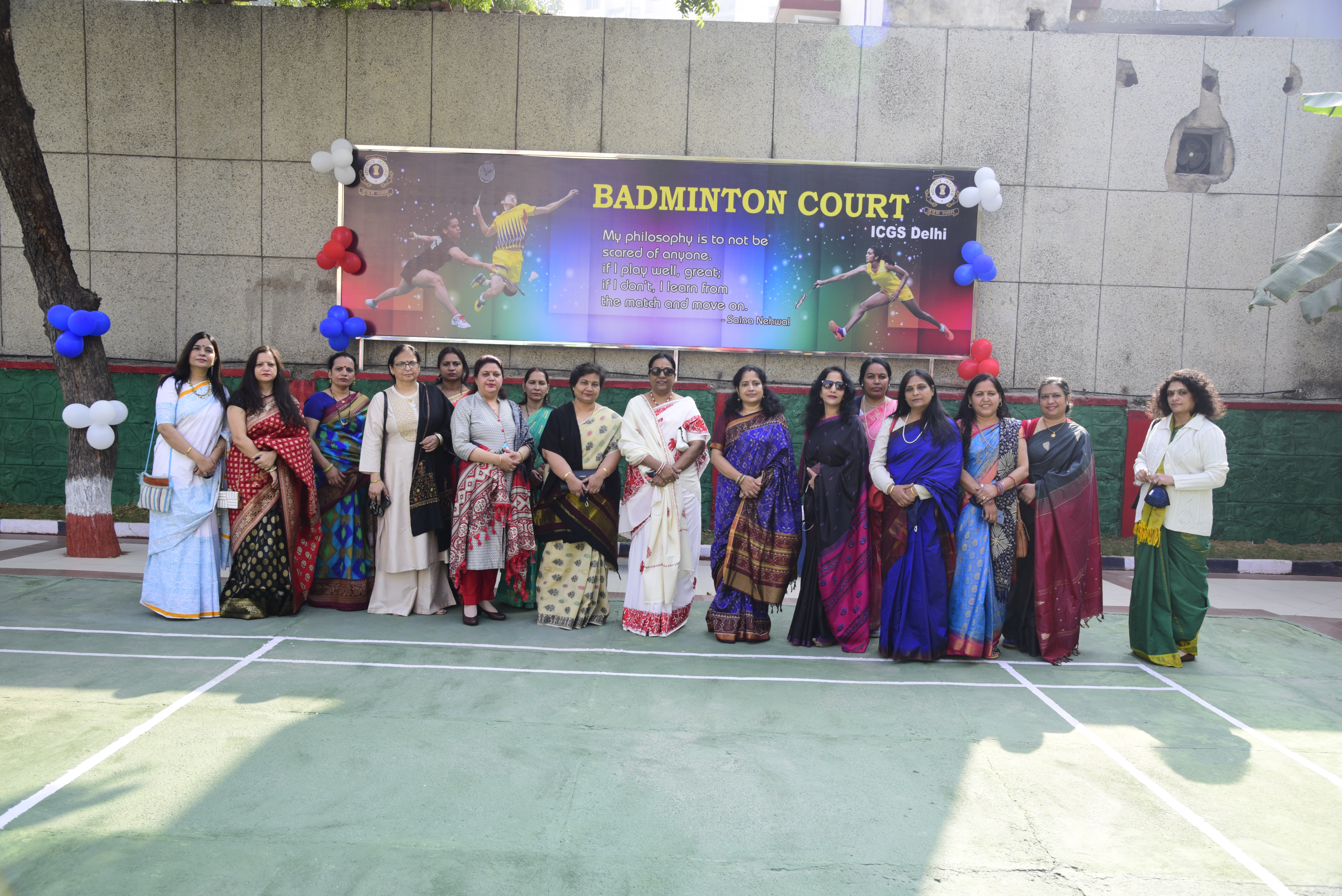 Inauguration of refurbished Day- Night Badminton Court