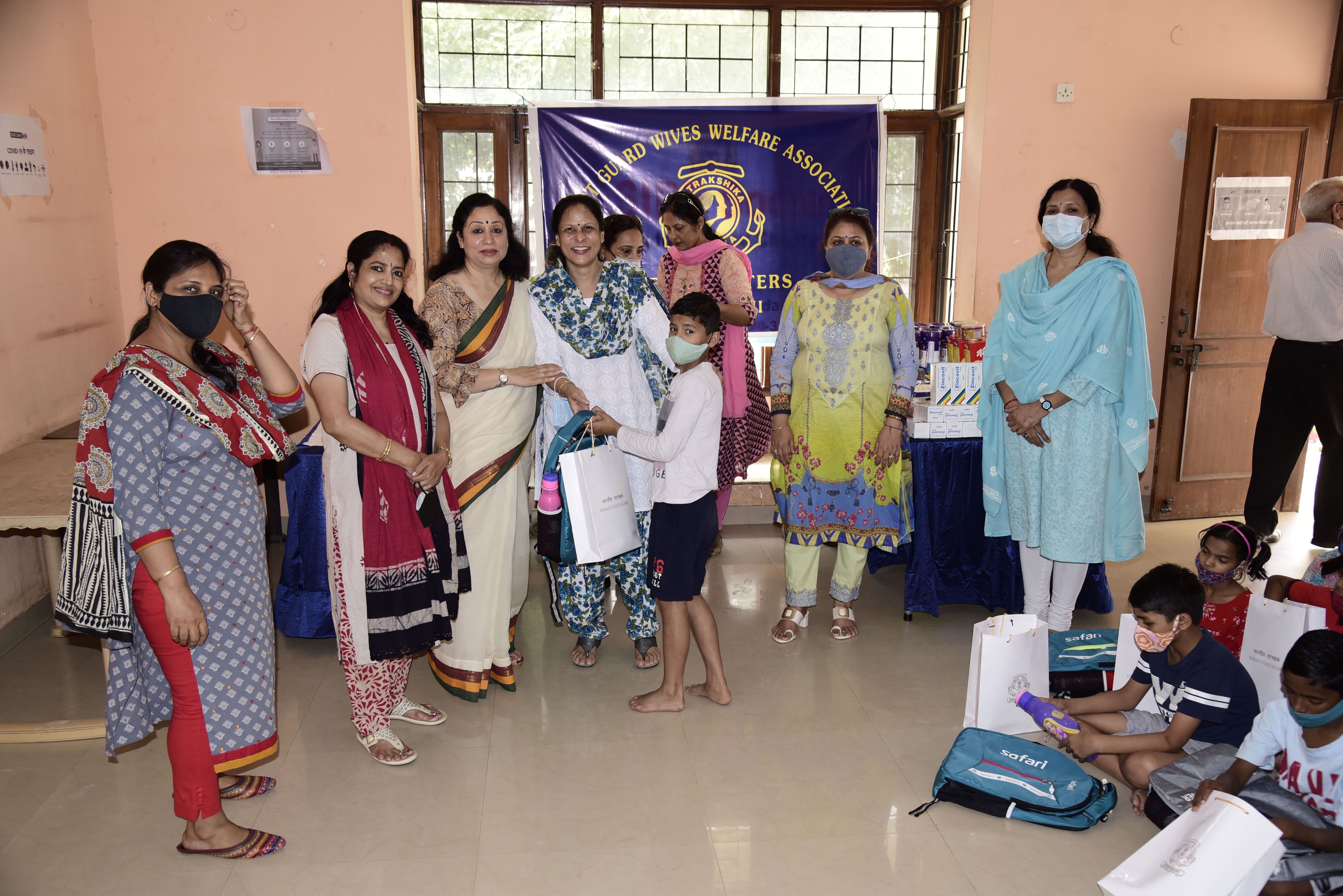 Visit of Mrs. Neela Pathania, President Tatrakshika to  Desire Society, Noida for outreach activity 