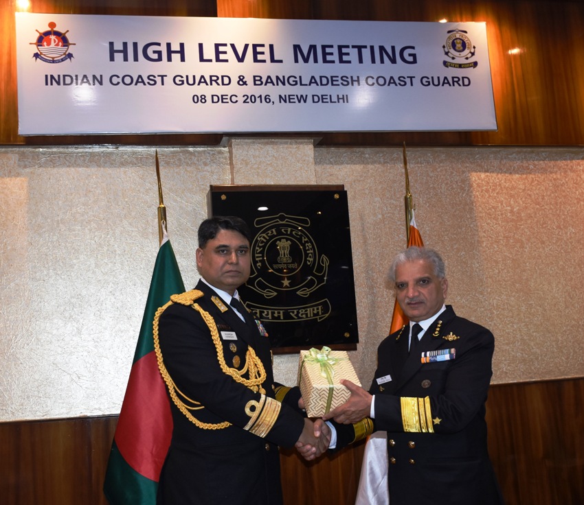 High Level Meeting Between ICG and Bangladesh Coast Guard