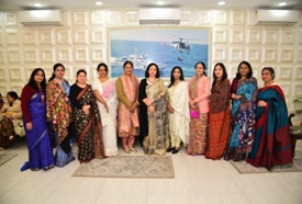 President Tatrakshika Mrs. Neela	 	                 Pathania with Committee Members 