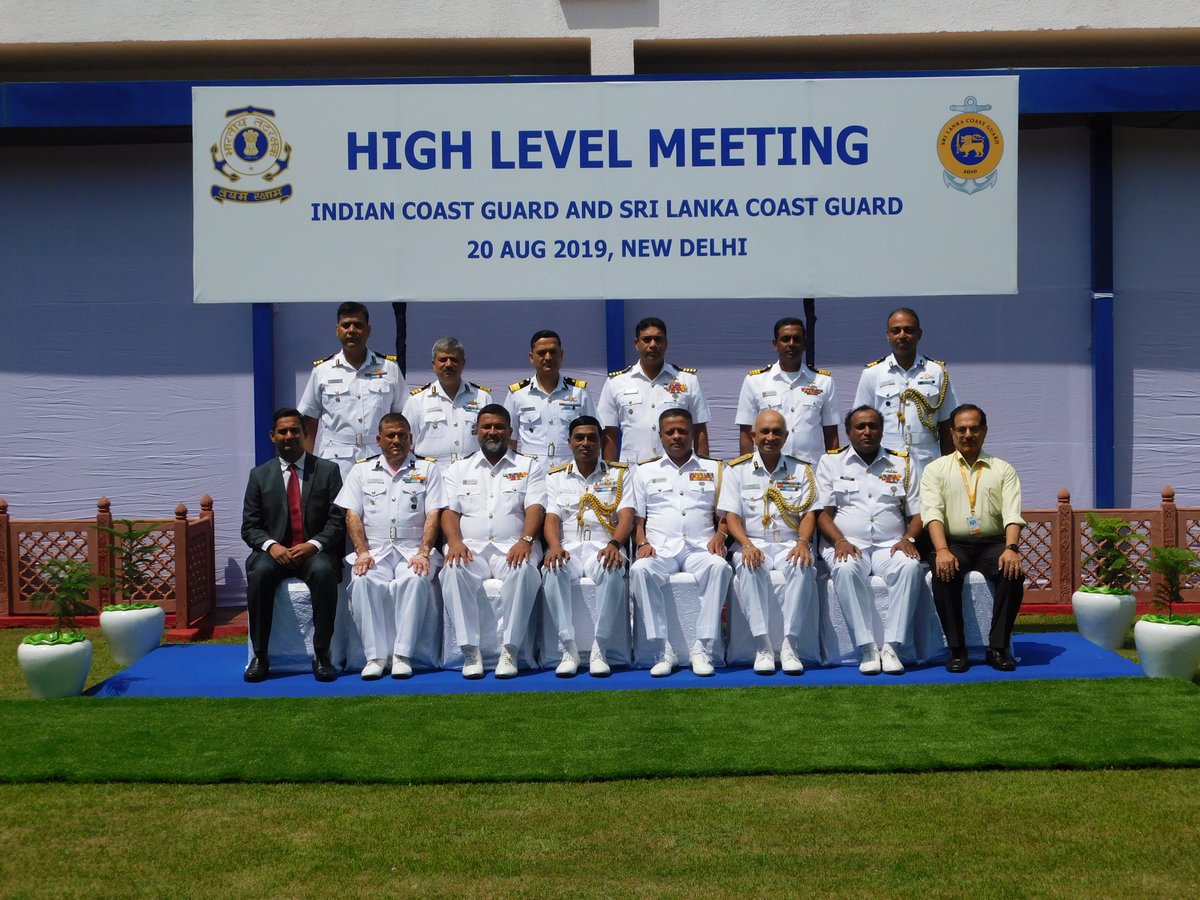 High Level Meeting between ICG and Sri Lanka Coast Guard