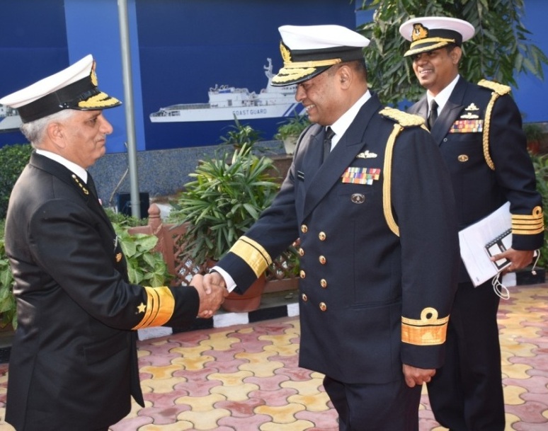 High Level Meeting between ICG and Sri Lanka Coast Guard on 04 Jan 17 at Newdelhi