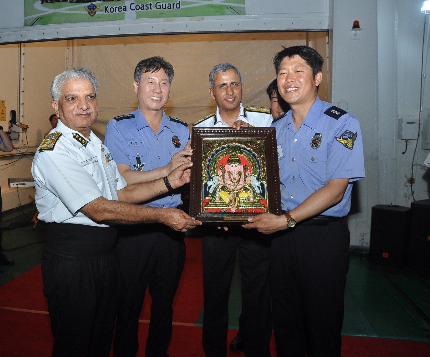 चेन्नई में भारत व कोरिया तटरक्षक संयुक्त अभ्यास 2016 । 