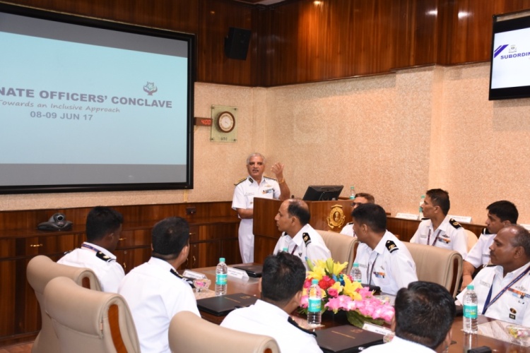 DGICG Addressing the Subordinate Officers Conclave