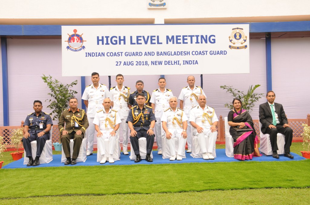 High Level Meeting between ICG & Bangladesh Coast Guard