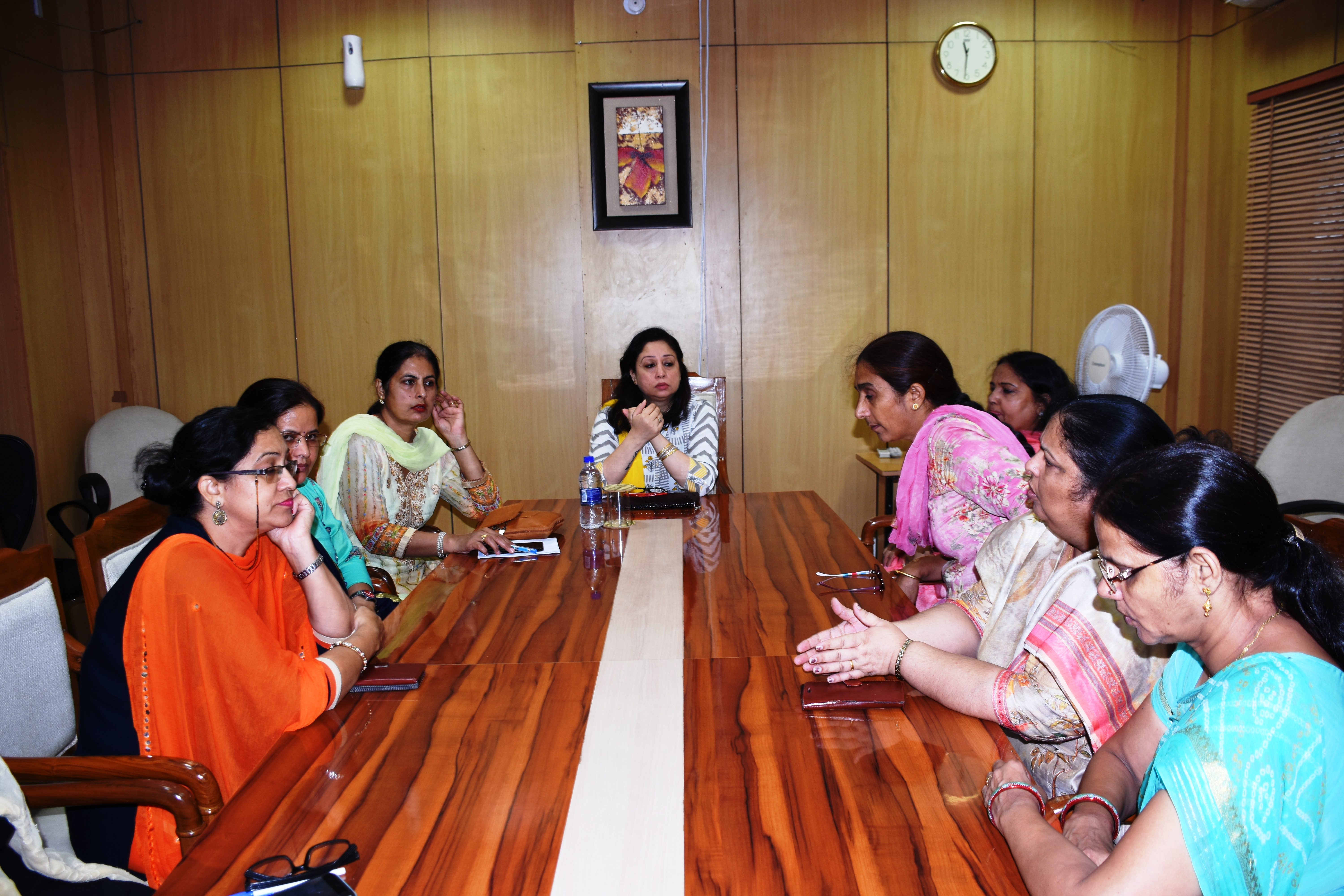 Interaction with ladies under Suraksha