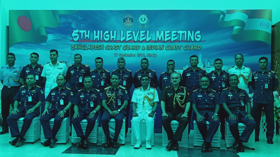 5th High Level Meeting between Bangladesh Coast Guard & ICG